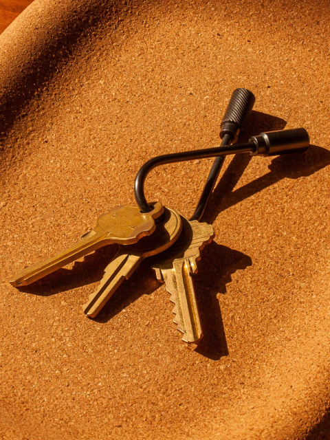 Portachiavi in carbonio "Azel"