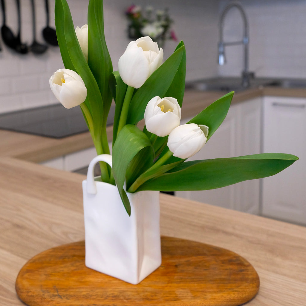 Vaso decorativo “Borsina” in porcellana