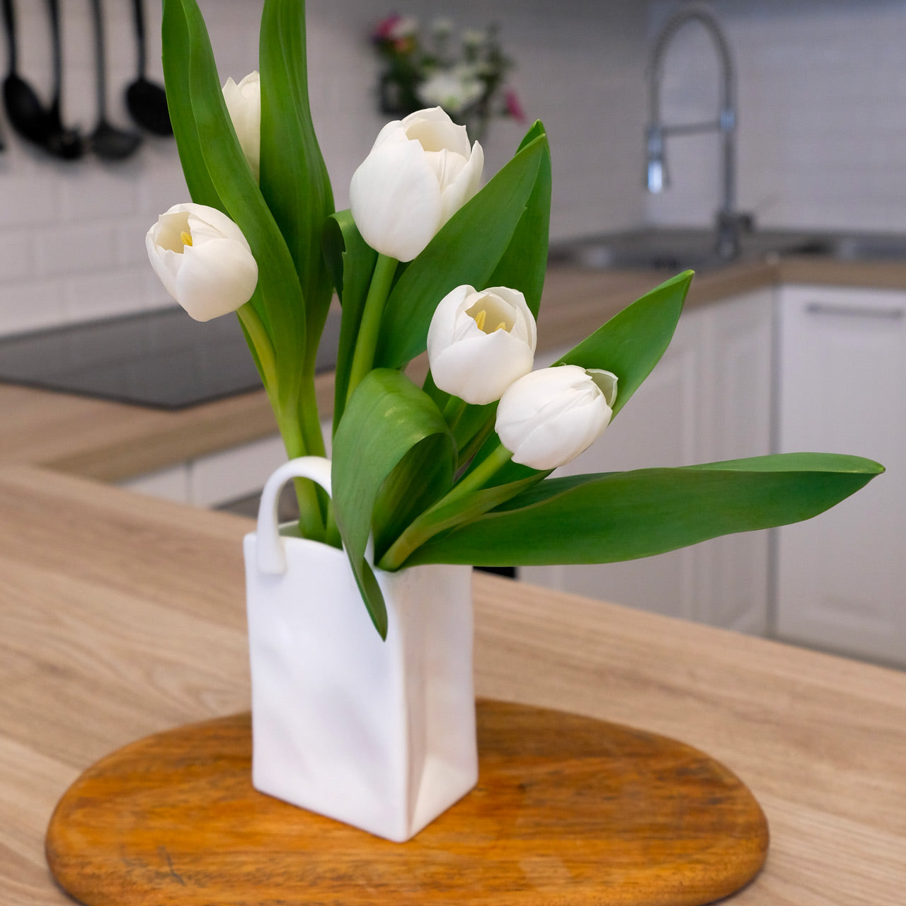 Vaso decorativo “Borsina” in porcellana